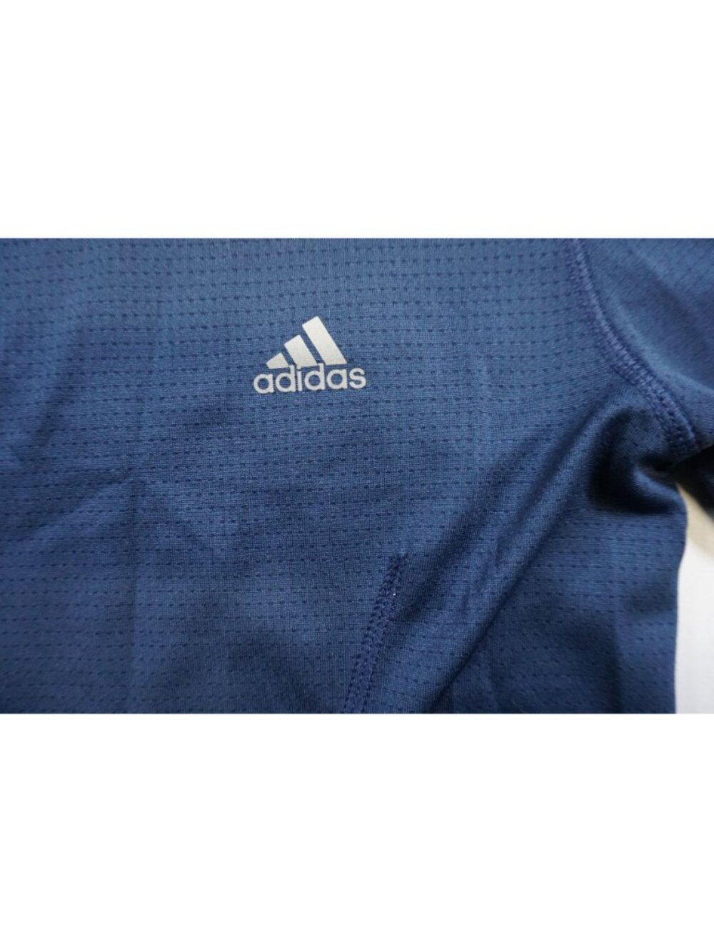 Adidas Blue Long Sleeve Performance Shirt – Size M - Picture 7 of 8